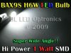 BAX9S H6W Hi Power 1W SMD (White) - Pair