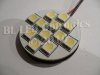 12-SMD 30mm Round PCB LED Module (Cool White)