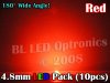 4.8mm LED Pack Red (10pcs)