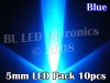 5mm LED Pack Blue (10pcs)