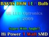 BAX9S H6W Hi Power 1W SMD (Blue) - Pair