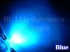 B8.4D Twist Lock 1-LED (Blue) - Pair