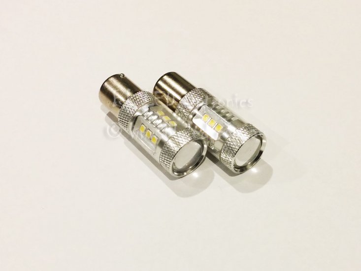 Samgsung 15W BA15S Cool White - Pair - Click Image to Close