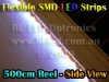 5 Meter Waterproof Side-View Style LED Strip - Single Colour