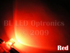 B8.4D Twist Lock 1-LED (Red) - Pair