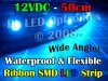 50cm SMD Waterproof 12V LED Strip Neon Light Blue