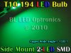 T10 2-LED SMD Style (Green) - Pair