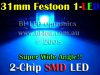 31mm 1-LED SMD (Blue)