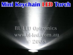 5x Mini Key-Chain LED Torch (White)