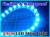 24cm Flexible Waterproof LED Strip (Blue)