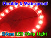 24cm Flexible Waterproof LED Strip (Red)