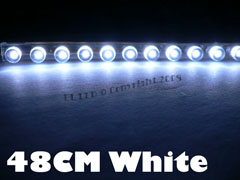 48cm Flexible Waterproof LED Strip (White) - Click Image to Close