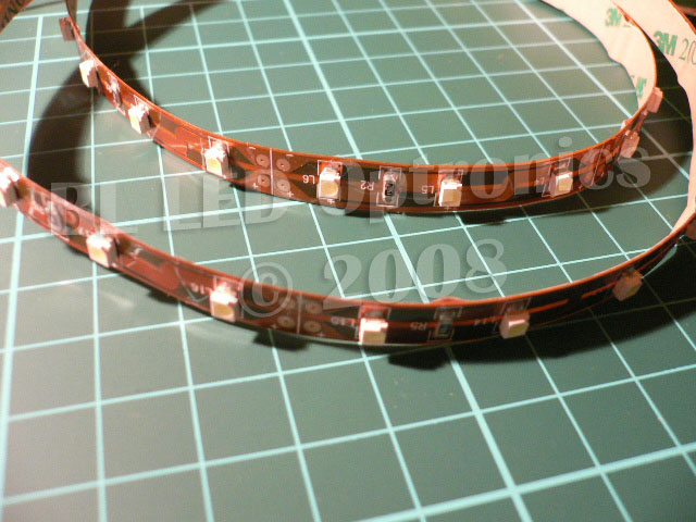 5 Meter Ribbon Style LED Strip - Single Colour - Click Image to Close