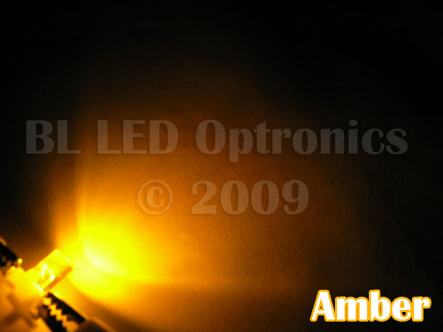 B8.4D Twist Lock 1-LED (Amber) - Pair - Click Image to Close