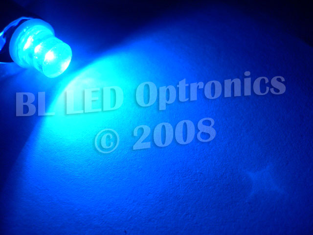 BA9S T4W 1-LED Style (Blue) - Pair - Click Image to Close