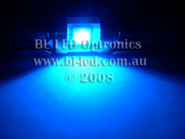 31mm 1-LED SMD (Blue) - Click Image to Close