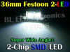 36mm 2-LED SMD (White)