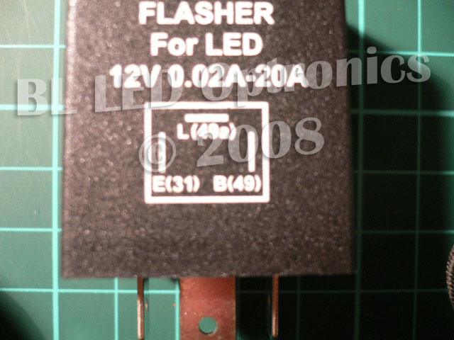3-Pin Electronic Flasher Relay for LED Bulbs (Type EU/AU) - Click Image to Close