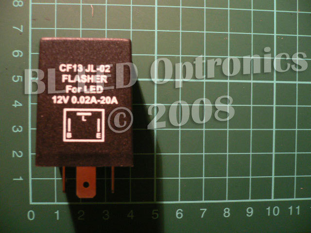 3-Pin Electronic Flasher Relay for LED Bulbs (Type JP) - Click Image to Close