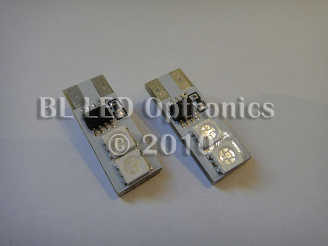T10 2-LED SMD Style (Red) - Pair - Click Image to Close