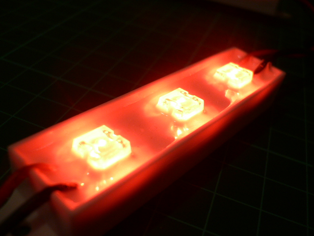 5x LED Cluster Modules - RED - Click Image to Close