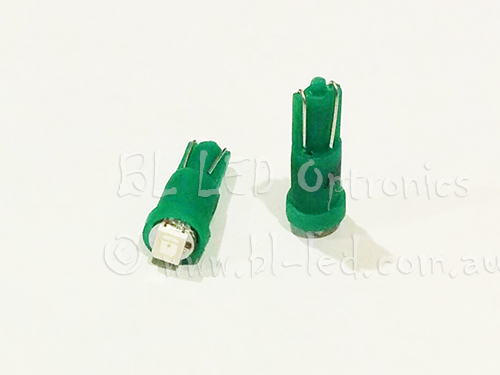 T5 74 Wide Angle SMD (Green) - Pair - Click Image to Close