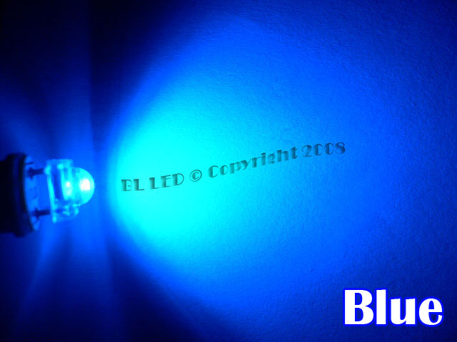 T10 5-Chip Superflux (Blue) - Pair - Click Image to Close