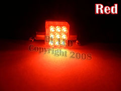 31mm Festoon 9-LED (Red)