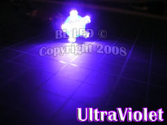 T10 6-LED Flat Style (UV) - Pair