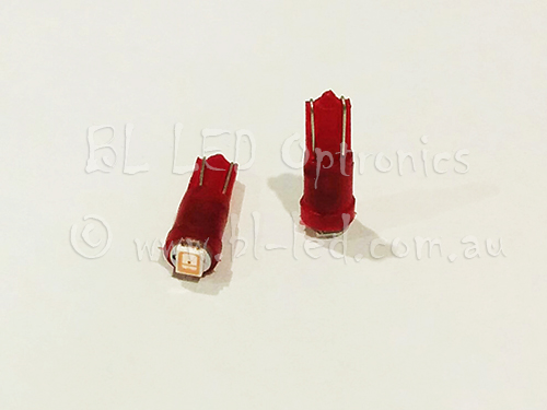 T5 74 Wide Angle SMD (Red) - Pair - Click Image to Close